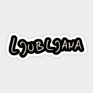 Ljubljana Sticker